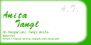 anita tangl business card